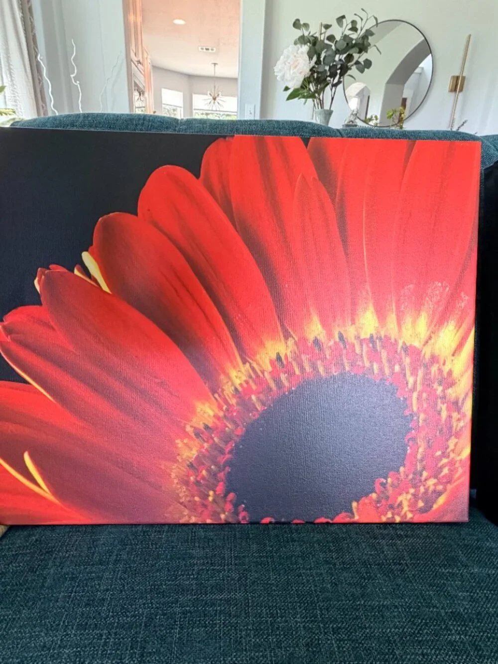 Set of 3 Original Floral Photography Canvas Wall Art 17x20